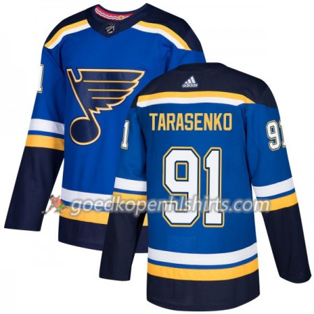 St. Louis Blues Vladimir Tarasenko 91 Adidas 2017-2018 Blauw Authentic Shirt - Mannen